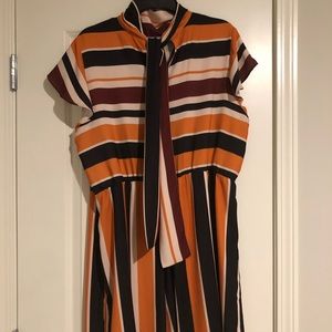 Eloquii Dresses - Multi-colored opposing striped dress Eloquii Dresses - Multi-colored opposing striped dress